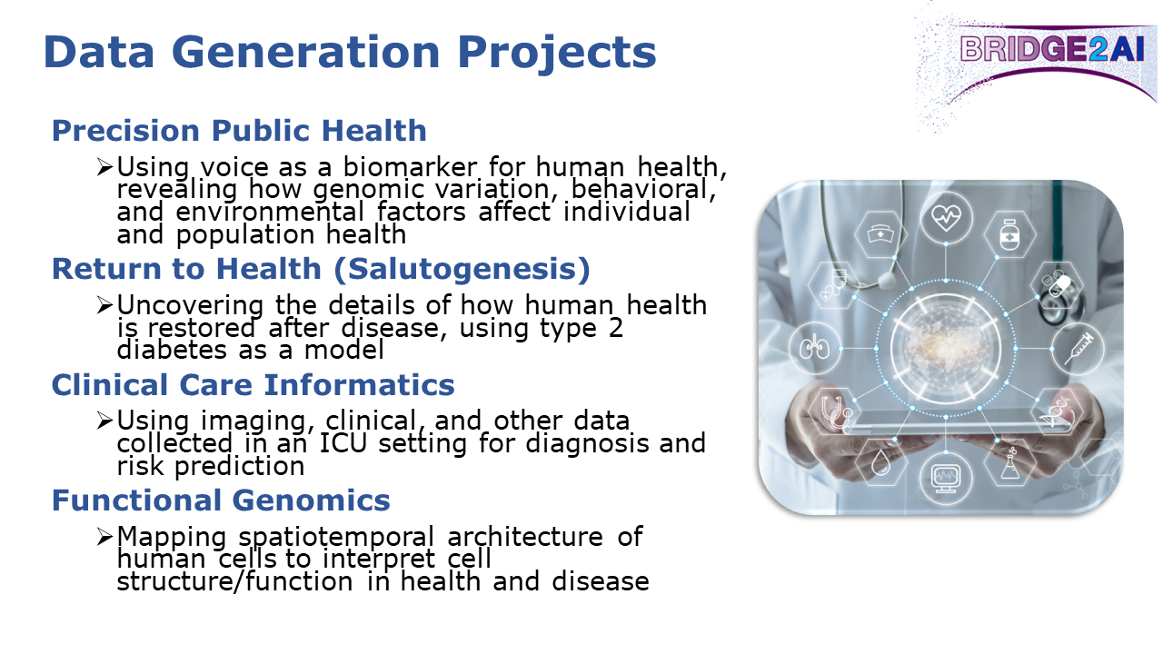 List of Bridge2AI Data Generation Project Awards