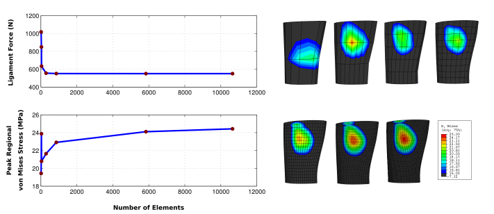 picture of fea mesh convergence