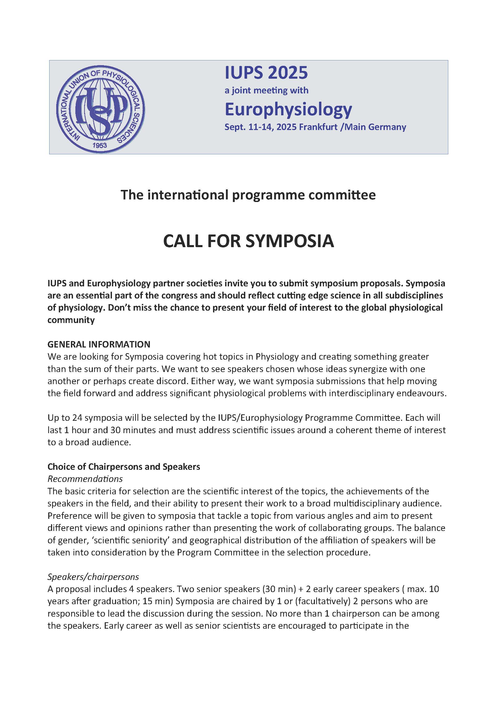 page 1 of call for symposia