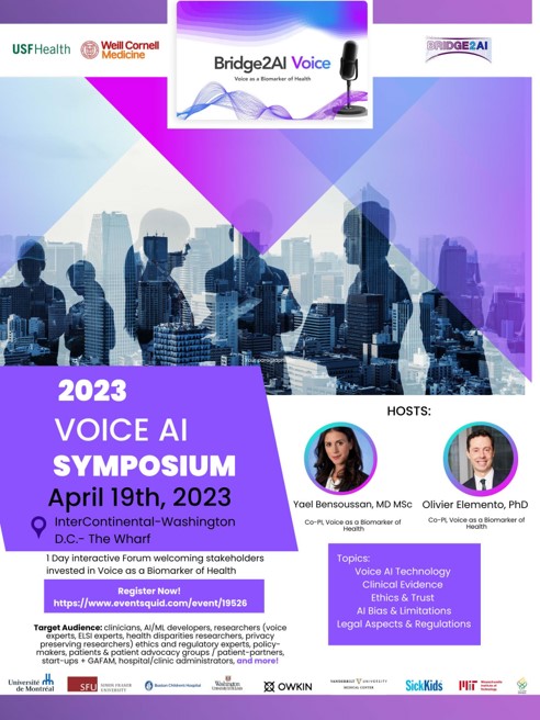 Voice Symposium flyer