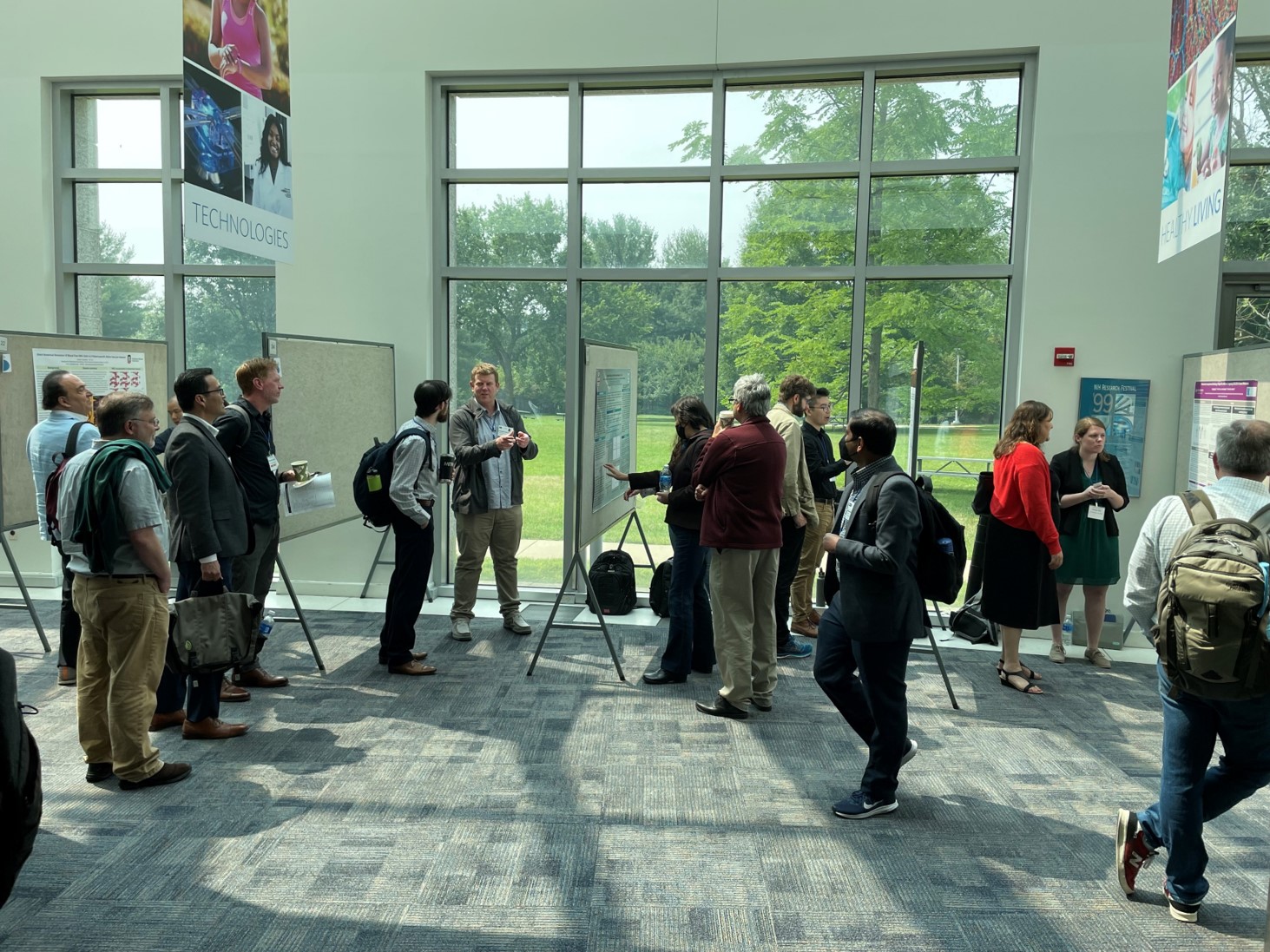 Poster session participants